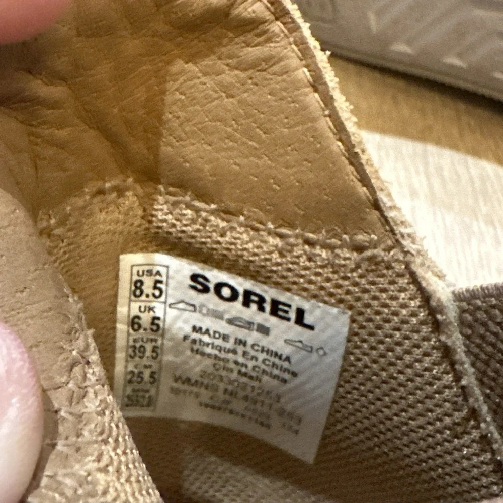 Sorel Out‎ N About Slip-On Wedge II Womens Size 8.5 Brown Waterproof Ankle Boots